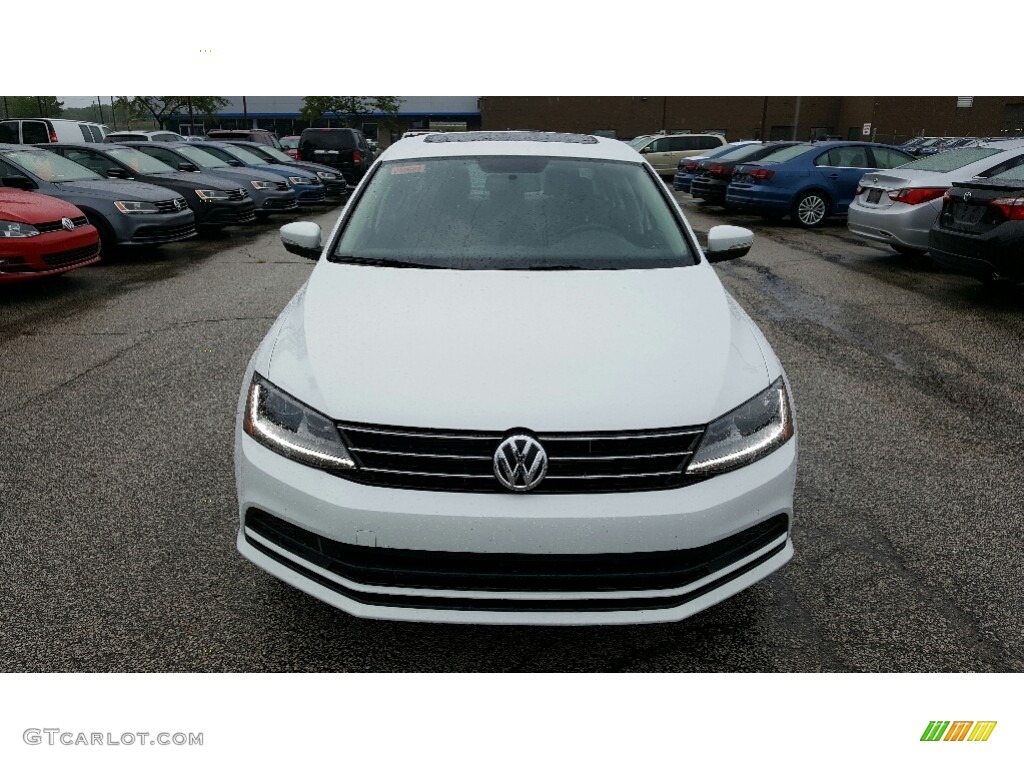 Pure White Volkswagen Jetta