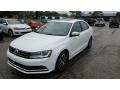 2017 Pure White Volkswagen Jetta SE  photo #2