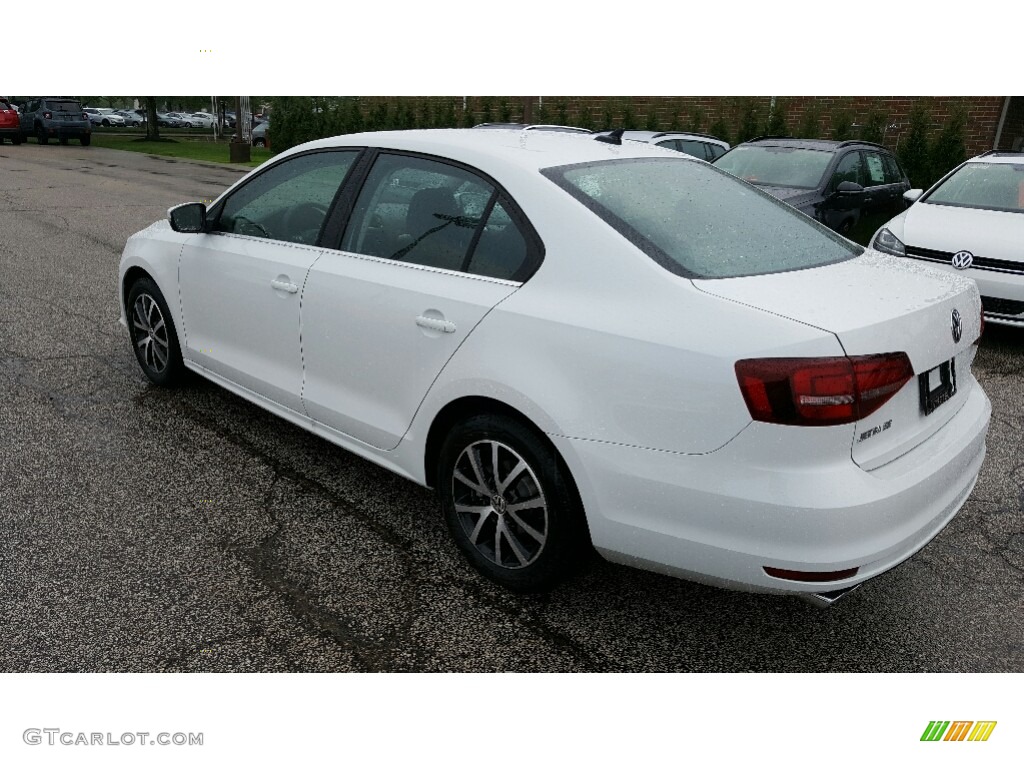 2017 Jetta SE - Pure White / Titan Black photo #3