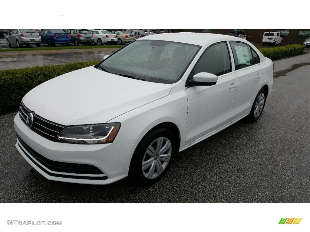 Pure White 2017 Volkswagen Jetta S Exterior Photo #115801041