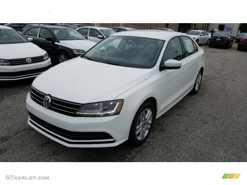 Pure White 2017 Volkswagen Jetta S Exterior Photo #115801110