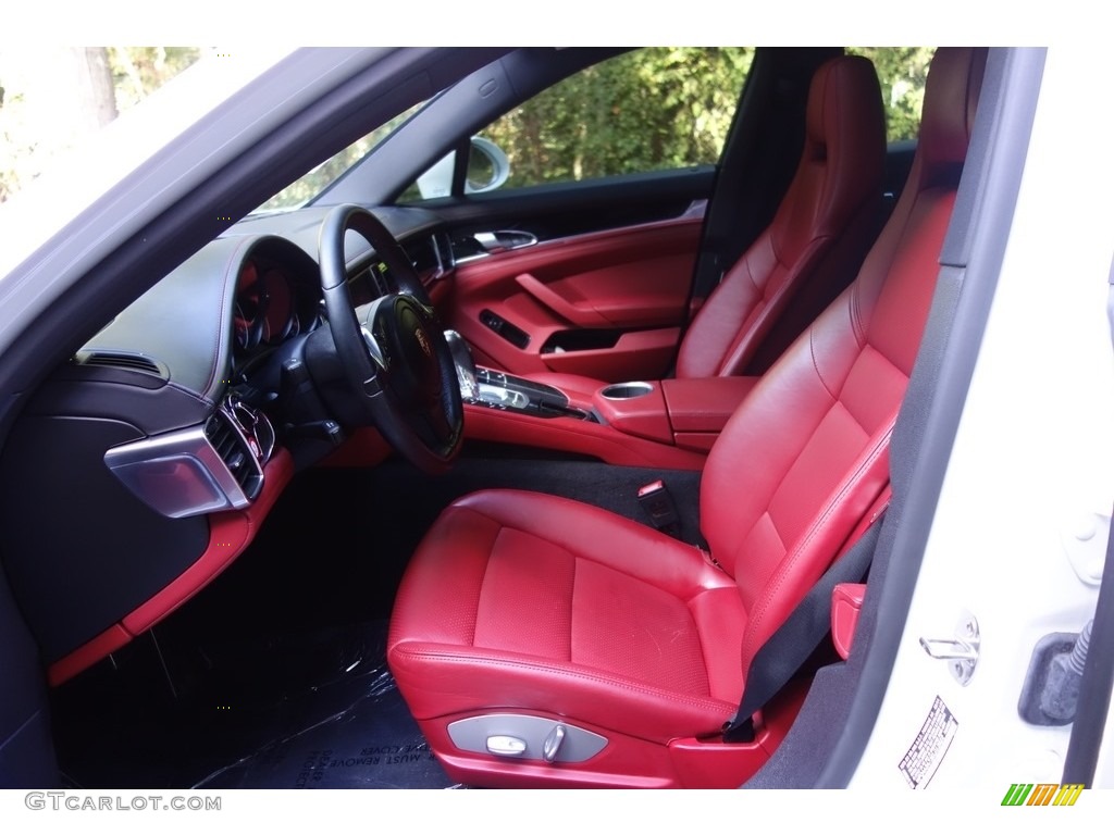 Black/Carrera Red Interior 2014 Porsche Panamera 4 Photo #115803039