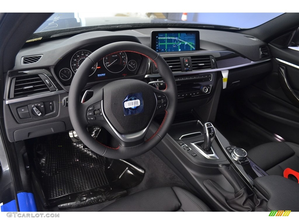 Black Interior 2017 BMW 4 Series 430i Coupe Photo #115806205