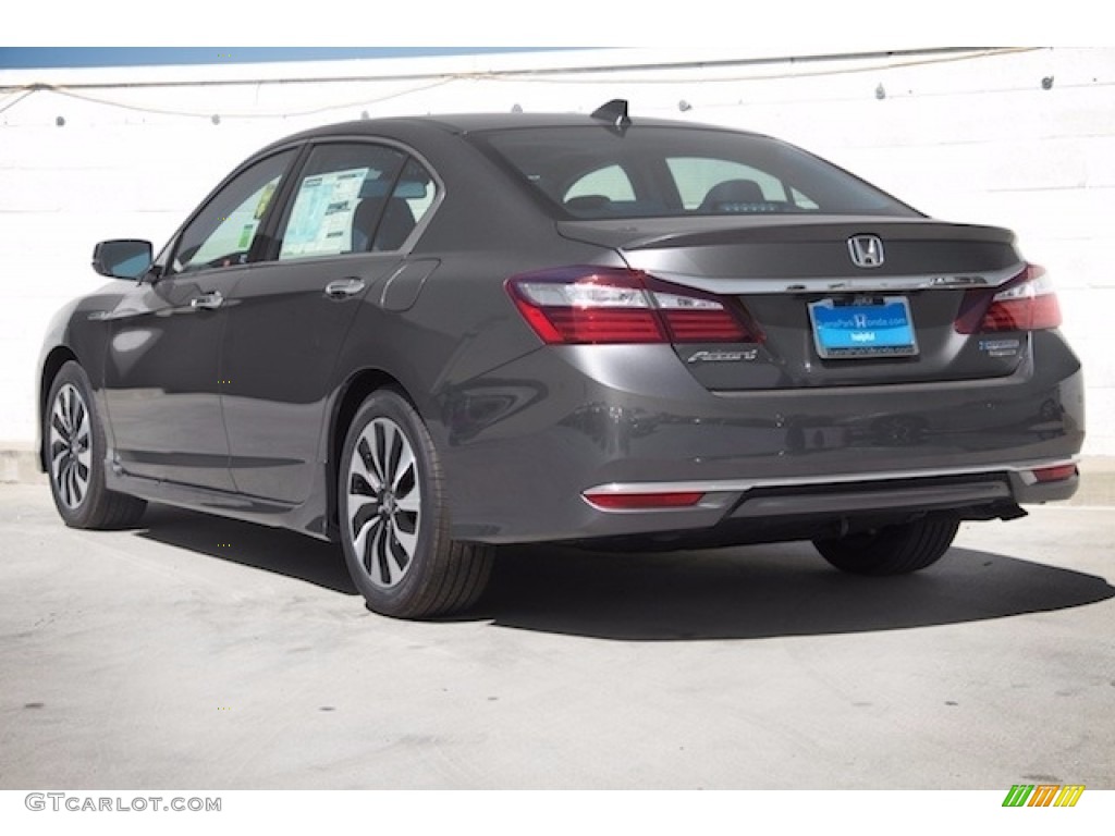 2017 Accord Hybrid Touring Sedan - Modern Steel Metallic / Black photo #2