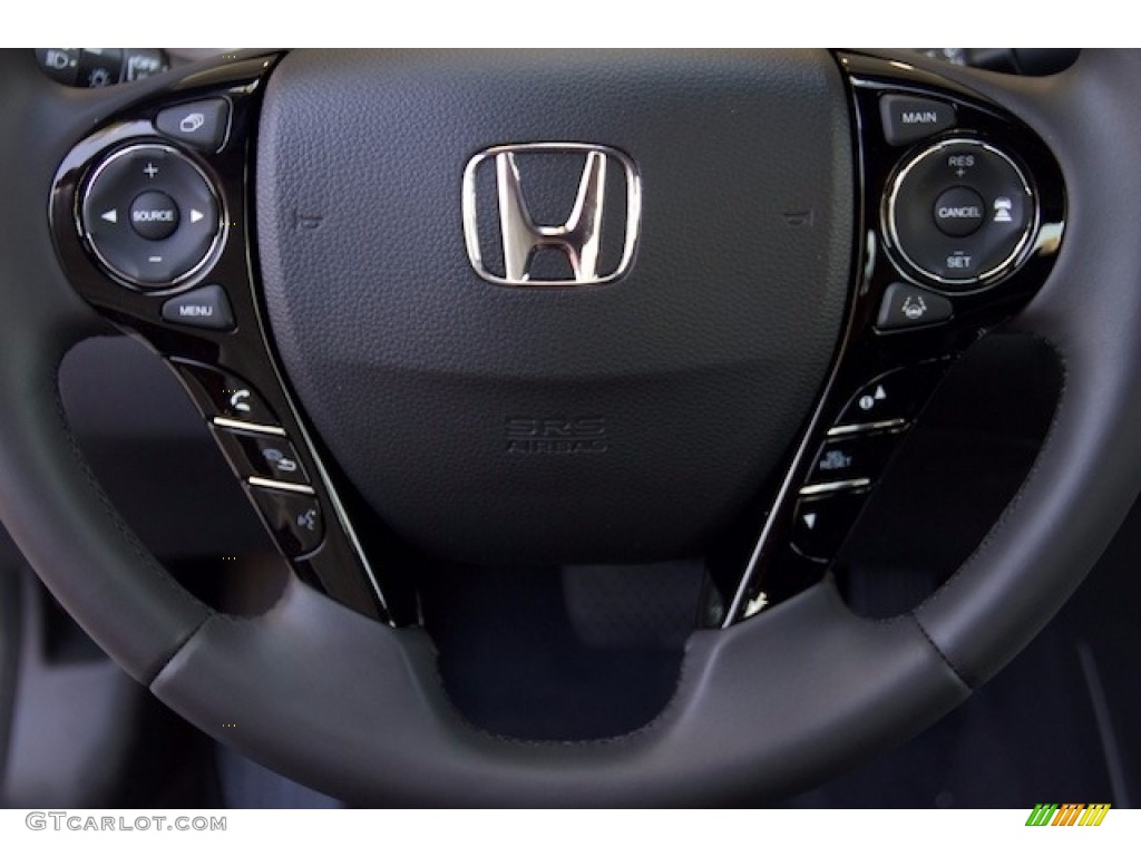 2017 Accord Hybrid Touring Sedan - Modern Steel Metallic / Black photo #10