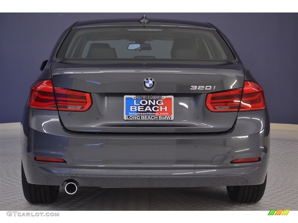 2017 3 Series 320i Sedan - Mineral Grey Metallic / Black photo #5