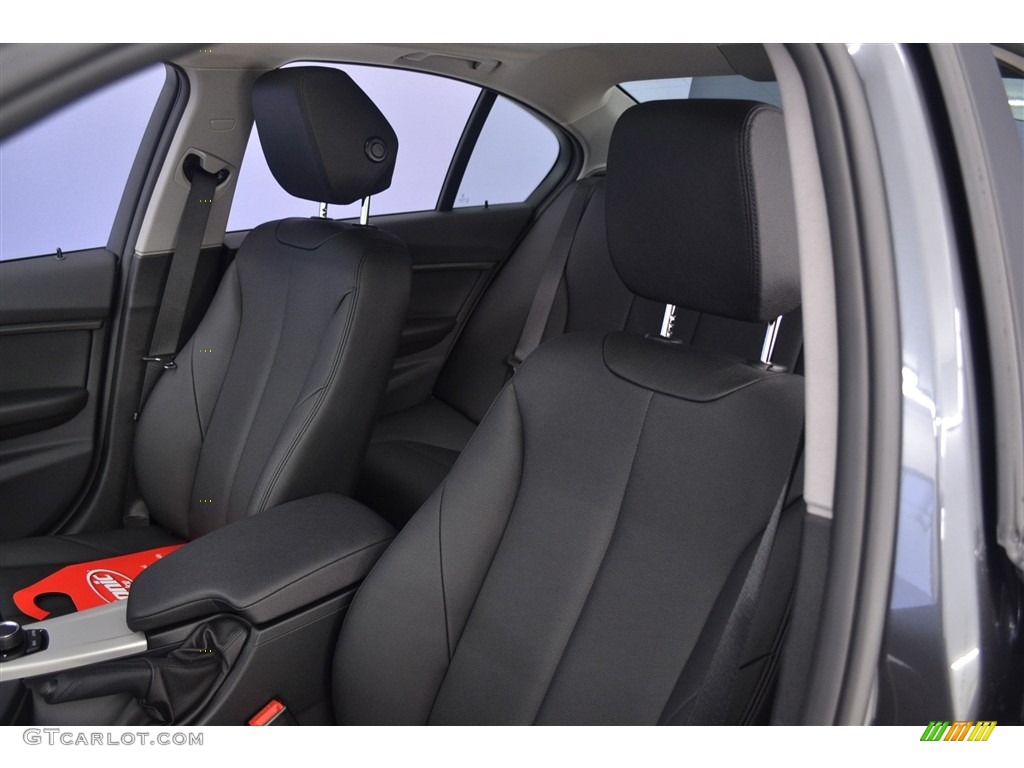 2017 3 Series 320i Sedan - Mineral Grey Metallic / Black photo #7