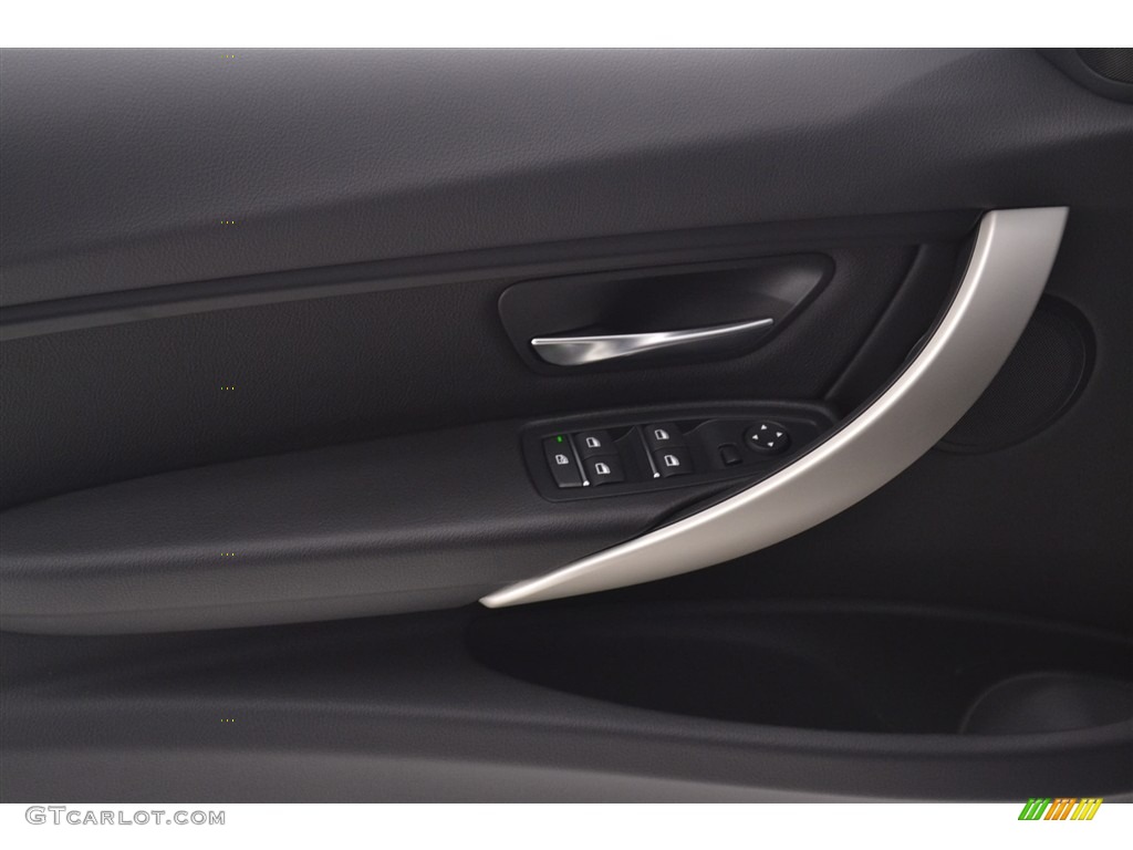 2017 3 Series 320i Sedan - Mineral Grey Metallic / Black photo #10
