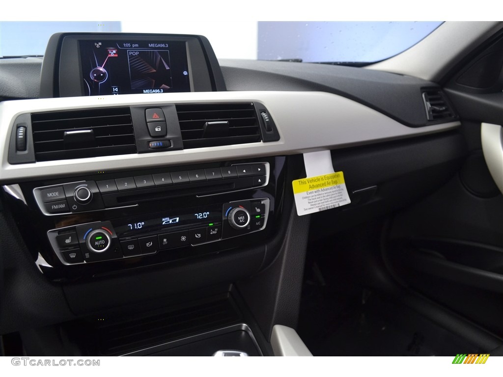 2017 3 Series 320i Sedan - Mineral Grey Metallic / Black photo #12