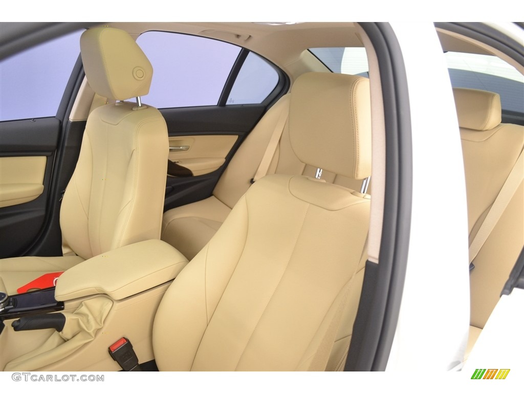 2017 3 Series 320i Sedan - Alpine White / Venetian Beige/Black photo #6