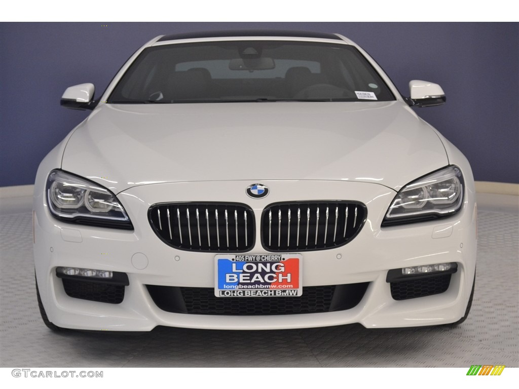 2017 6 Series 640i Gran Coupe - Alpine White / Black photo #2