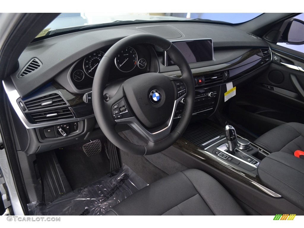 Black Interior 2017 BMW X5 sDrive35i Photo #115809151
