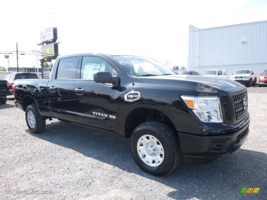 Magnetic Black Nissan TITAN XD