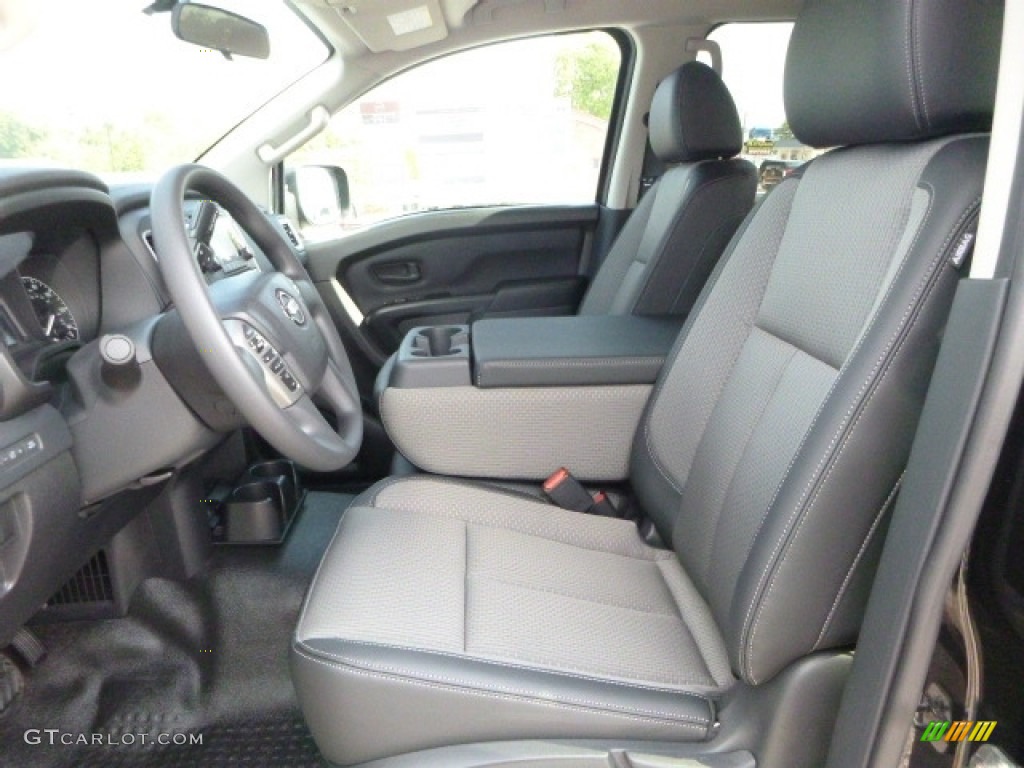 Black Interior 2017 Nissan TITAN XD S Crew Cab 4x4 Photo #115810237