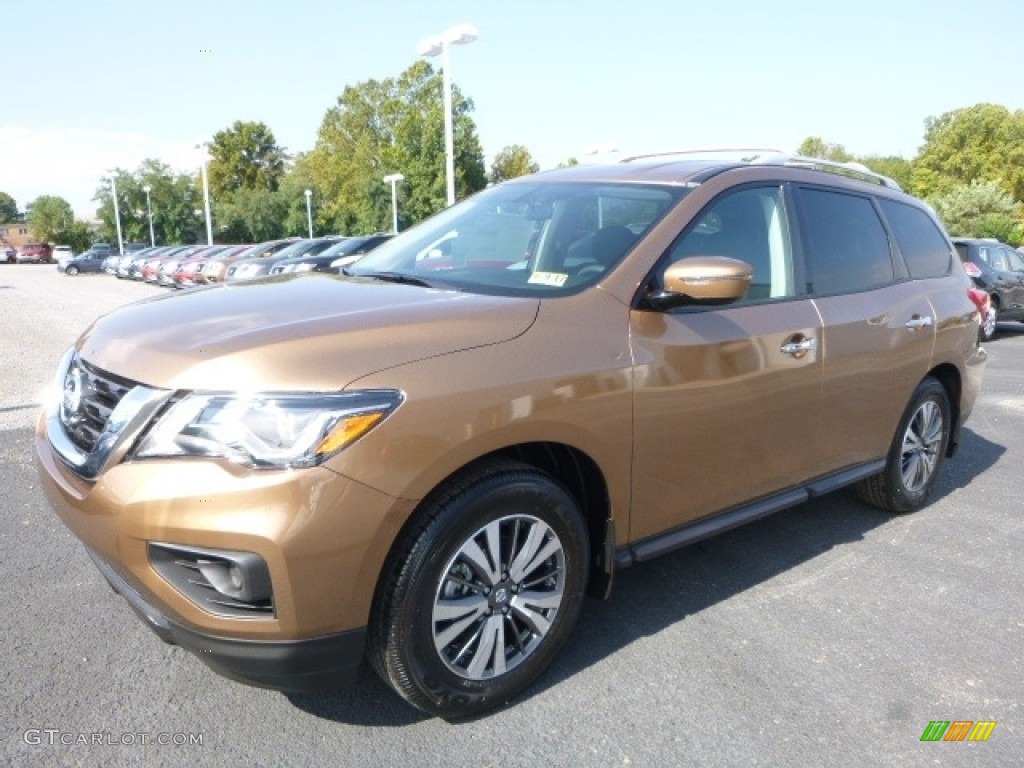 Sandstone 2017 Nissan Pathfinder S 4x4 Exterior Photo #115811203
