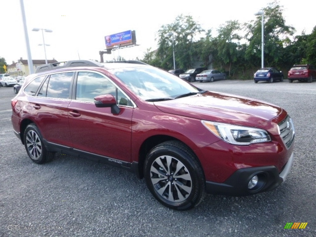 2017 Outback 2.5i Limited - Venetian Red Pearl / Warm Ivory photo #1