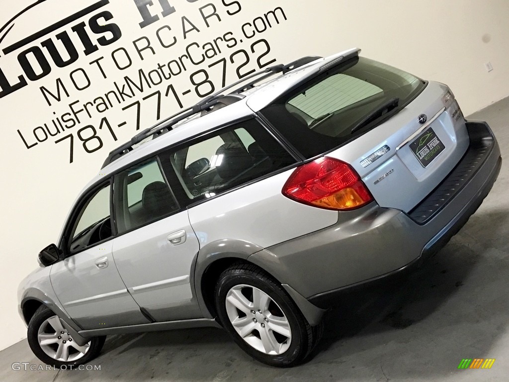 2005 Outback 2.5XT Limited Wagon - Brilliant Silver Metallic / Off Black photo #3