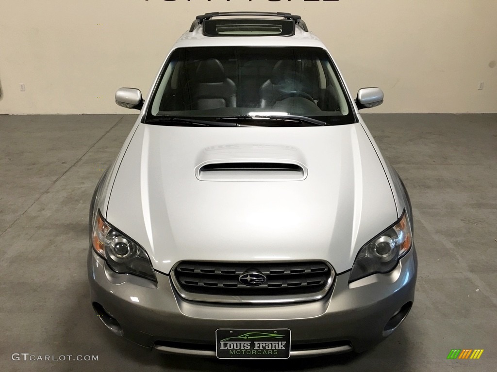 2005 Outback 2.5XT Limited Wagon - Brilliant Silver Metallic / Off Black photo #7
