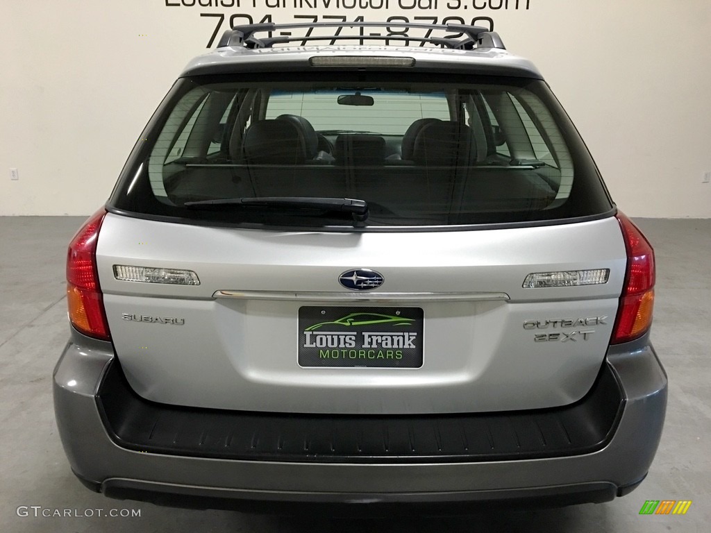 2005 Outback 2.5XT Limited Wagon - Brilliant Silver Metallic / Off Black photo #8