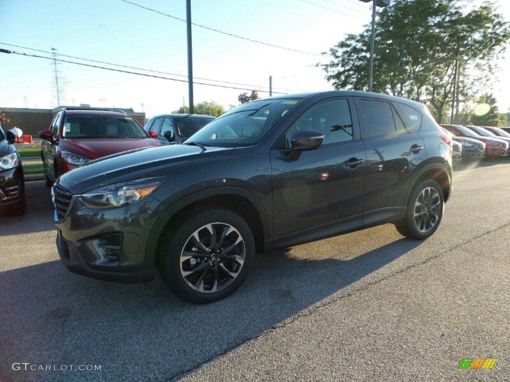2016 CX-5 Grand Touring - Meteor Gray Mica / Black photo #2