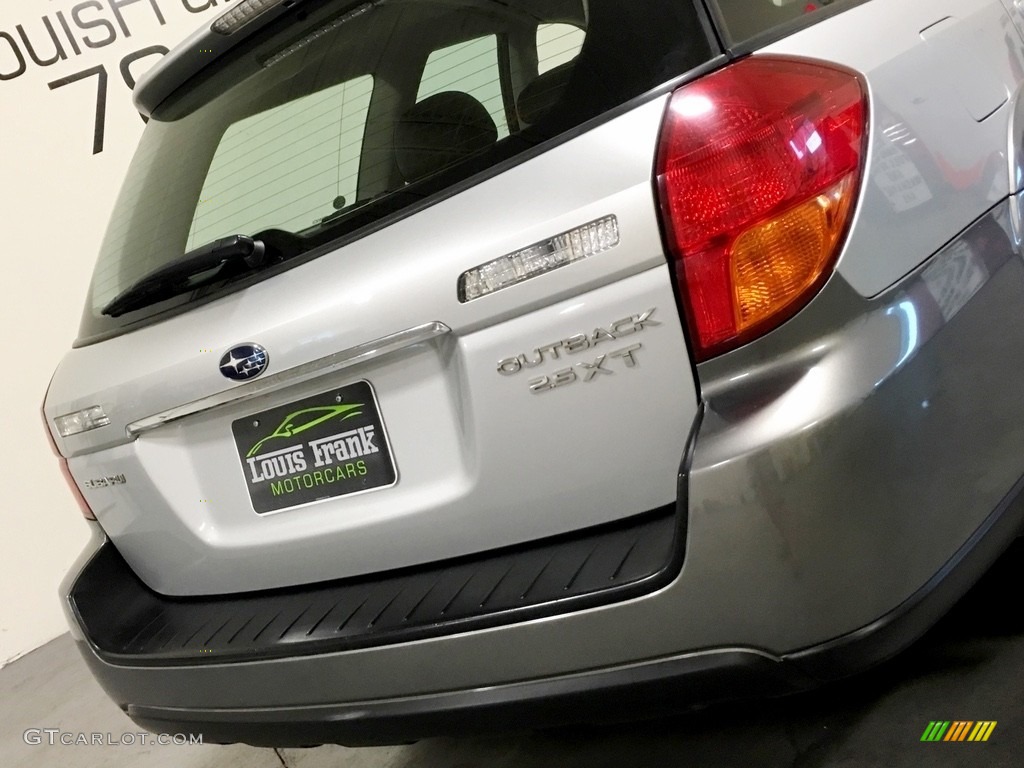 2005 Outback 2.5XT Limited Wagon - Brilliant Silver Metallic / Off Black photo #27