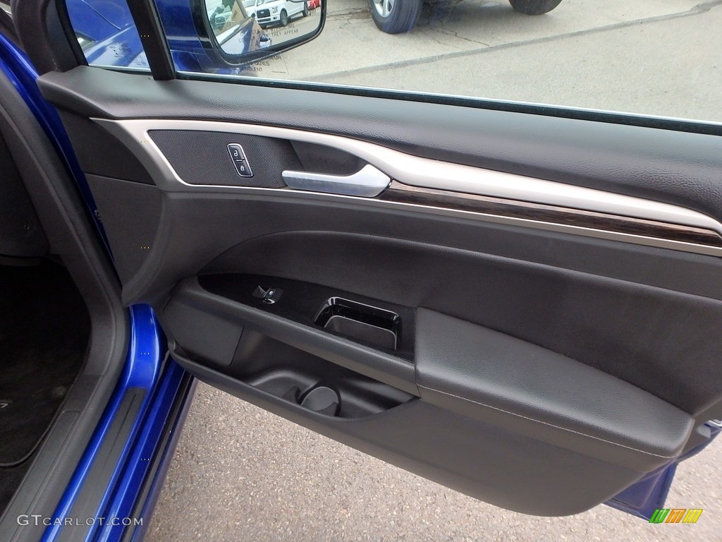 2016 Fusion SE AWD - Deep Impact Blue Metallic / Charcoal Black photo #12