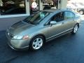 Galaxy Gray Metallic 2008 Honda Civic EX-L Sedan