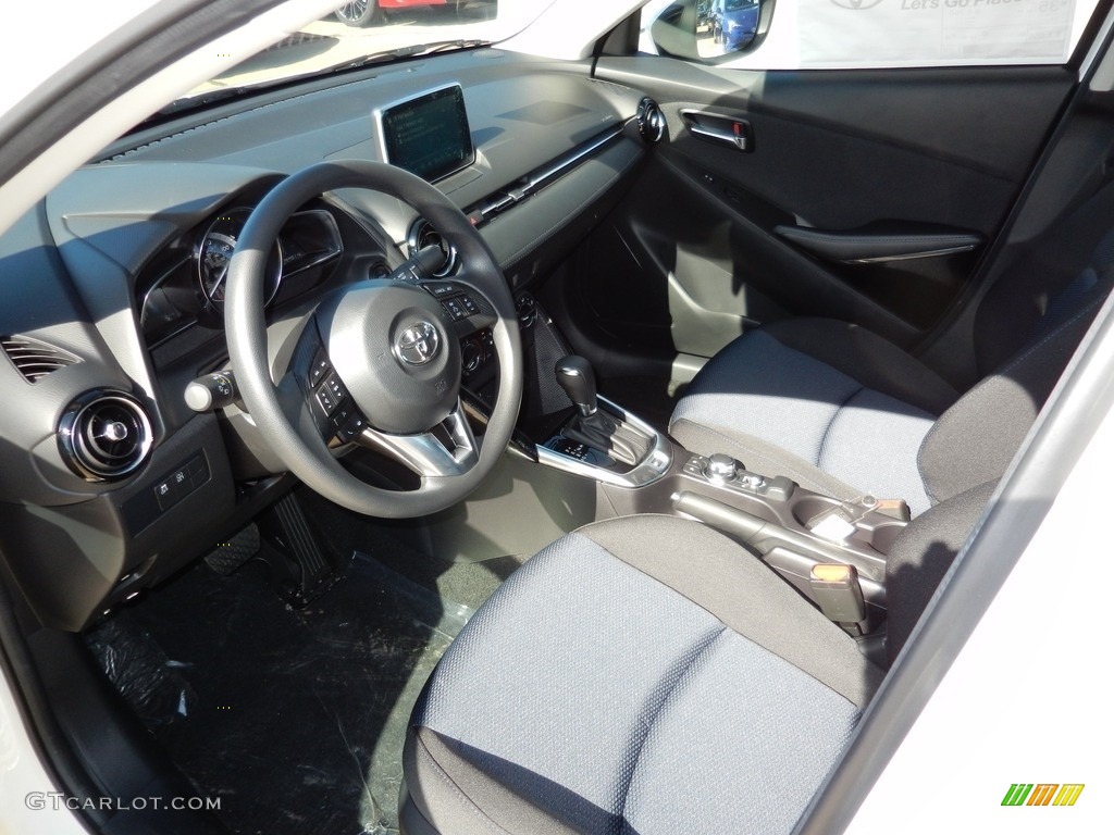 Mid-Blue Black Interior 2017 Toyota Yaris iA Standard Yaris iA Model Photo #115815479