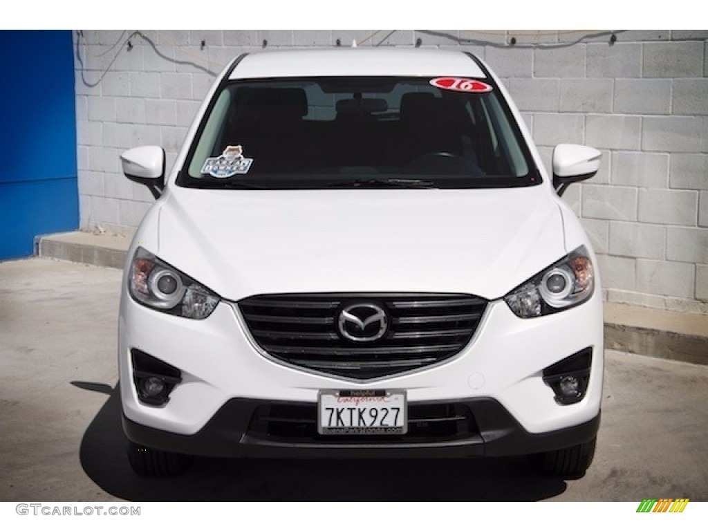 2016 CX-5 Touring - Crystal White Pearl Mica / Black photo #7