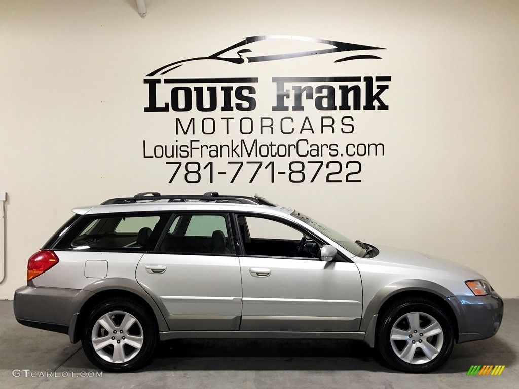 2005 Outback 2.5XT Limited Wagon - Brilliant Silver Metallic / Off Black photo #118
