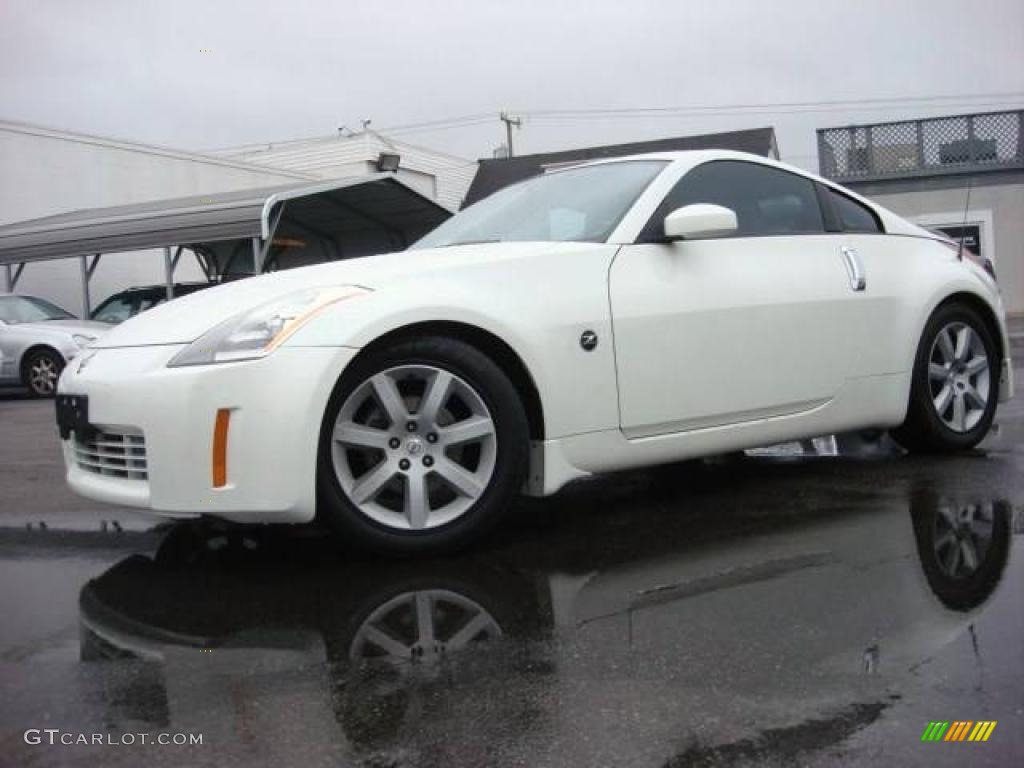 2004 350Z Touring Coupe - Pikes Peak White Pearl / Frost photo #2