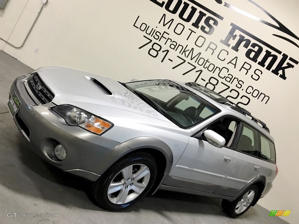 2005 Outback 2.5XT Limited Wagon - Brilliant Silver Metallic / Off Black photo #120