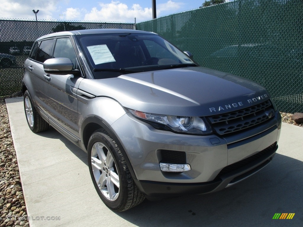 2013 Range Rover Evoque Pure - Orkney Grey Metallic / Ebony photo #5