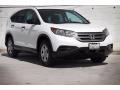 2013 White Diamond Pearl Honda CR-V LX  photo #1