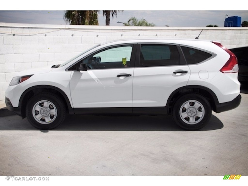 2013 CR-V LX - White Diamond Pearl / Gray photo #10