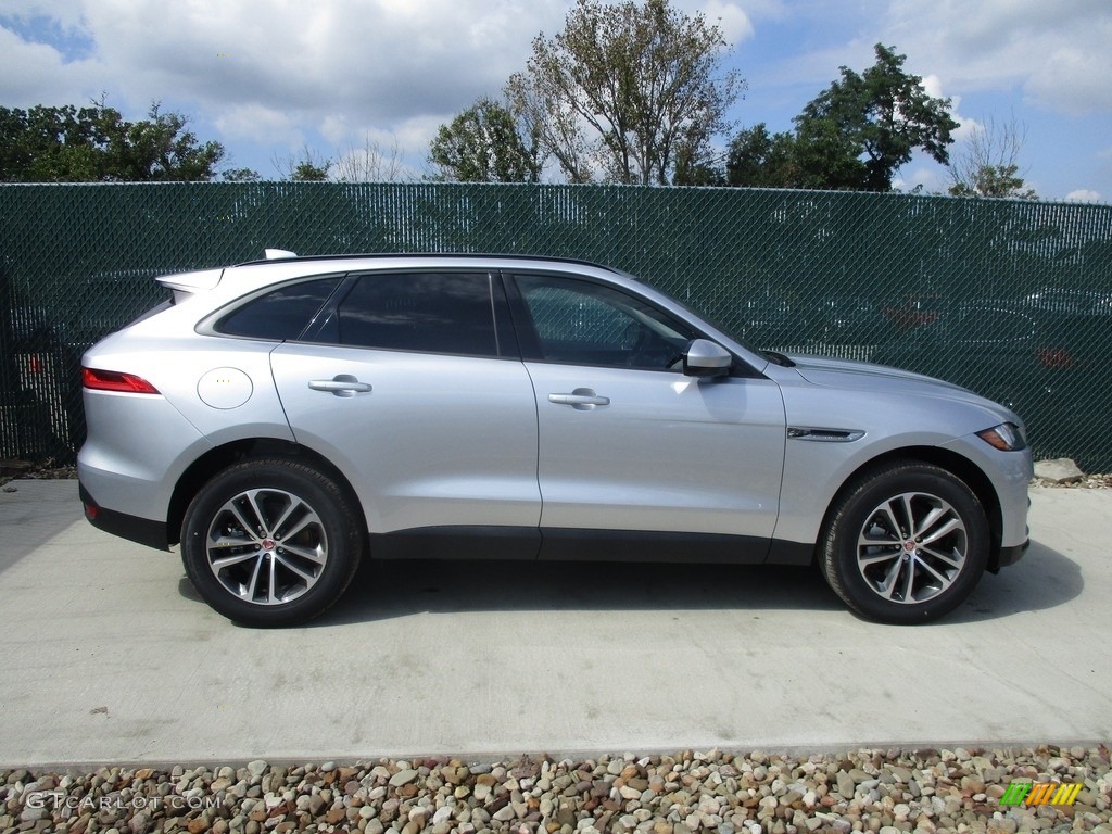 Rodium Silver 2017 Jaguar F-PACE 35t AWD Premium Exterior Photo #115818687