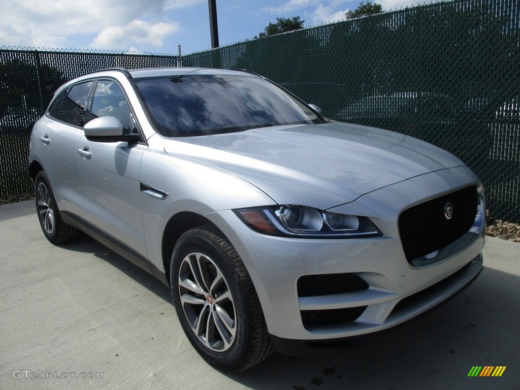 Rodium Silver 2017 Jaguar F-PACE 35t AWD Premium Exterior Photo #115818786
