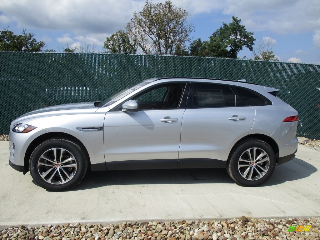 Rodium Silver 2017 Jaguar F-PACE 35t AWD Premium Exterior Photo #115818867