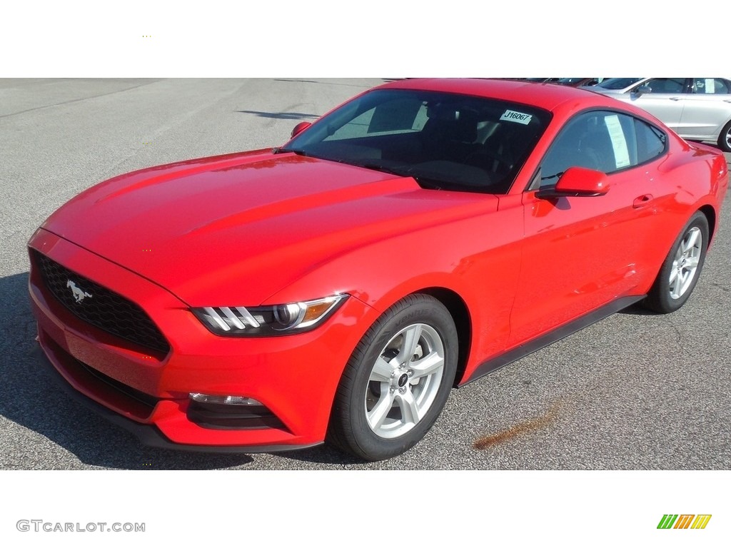 2017 Mustang V6 Coupe - Race Red / Ebony photo #1