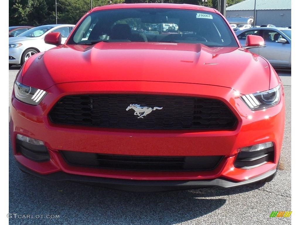 2017 Mustang V6 Coupe - Race Red / Ebony photo #2