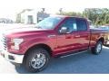 2016 Ruby Red Ford F150 XLT SuperCab 4x4  photo #1