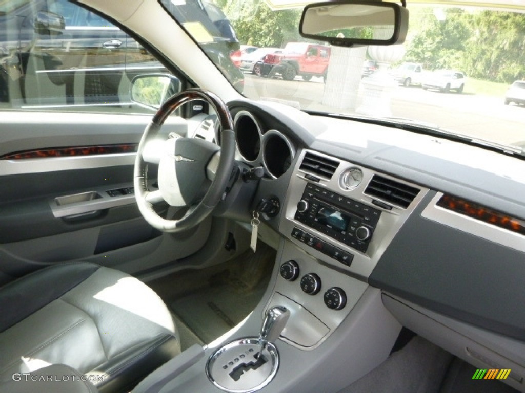 2007 Sebring Limited Sedan - Brilliant Black Crystal Pearl / Dark Slate Gray/Light Slate Gray photo #7