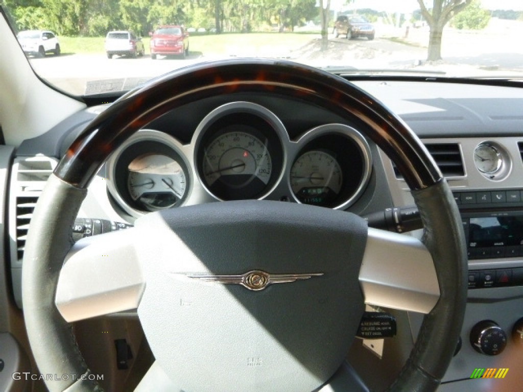 2007 Sebring Limited Sedan - Brilliant Black Crystal Pearl / Dark Slate Gray/Light Slate Gray photo #20