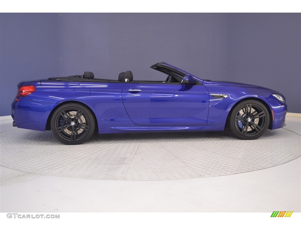 2014 M6 Convertible - San Marino Blue Metallic / Black photo #8