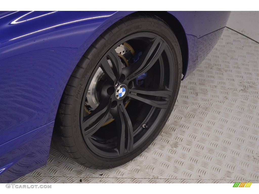 2014 M6 Convertible - San Marino Blue Metallic / Black photo #9