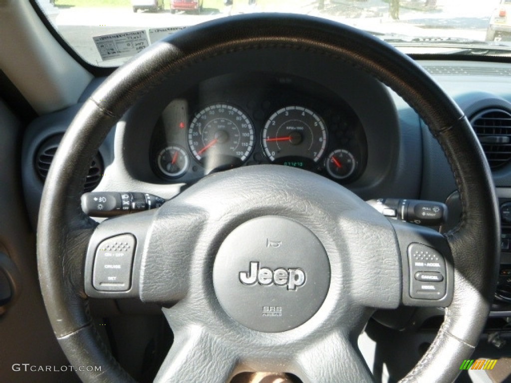 2007 Liberty Sport 4x4 - Black Clearcoat / Medium Slate Gray photo #20