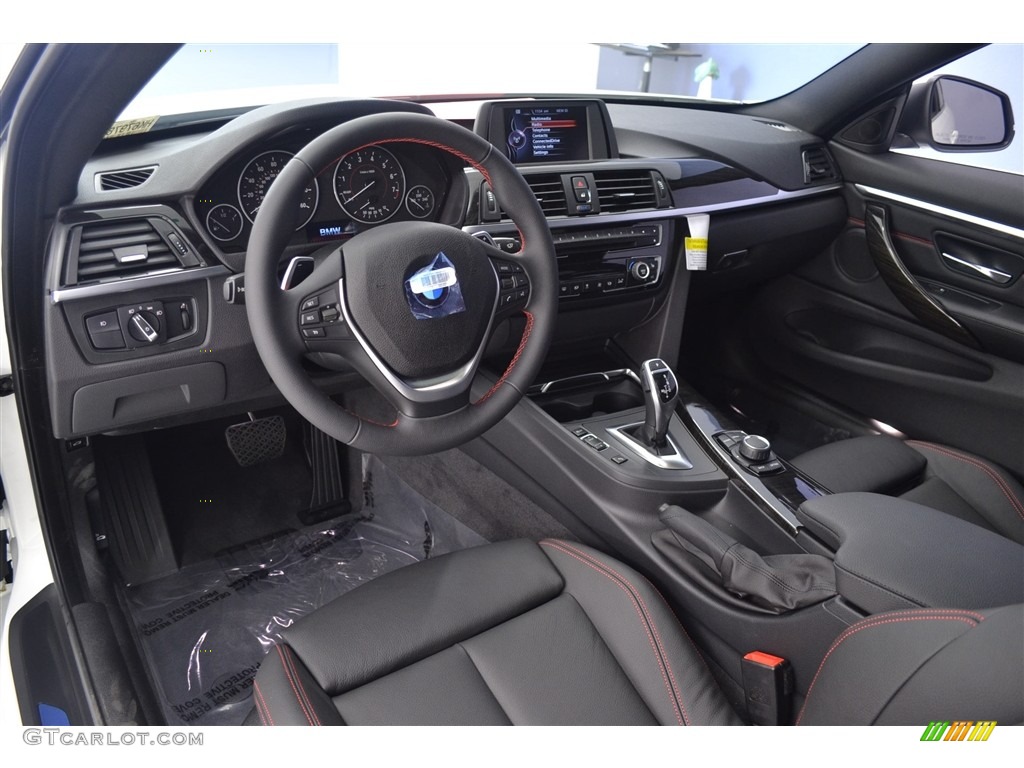 Black Interior 2017 BMW 4 Series 430i Coupe Photo #115823463