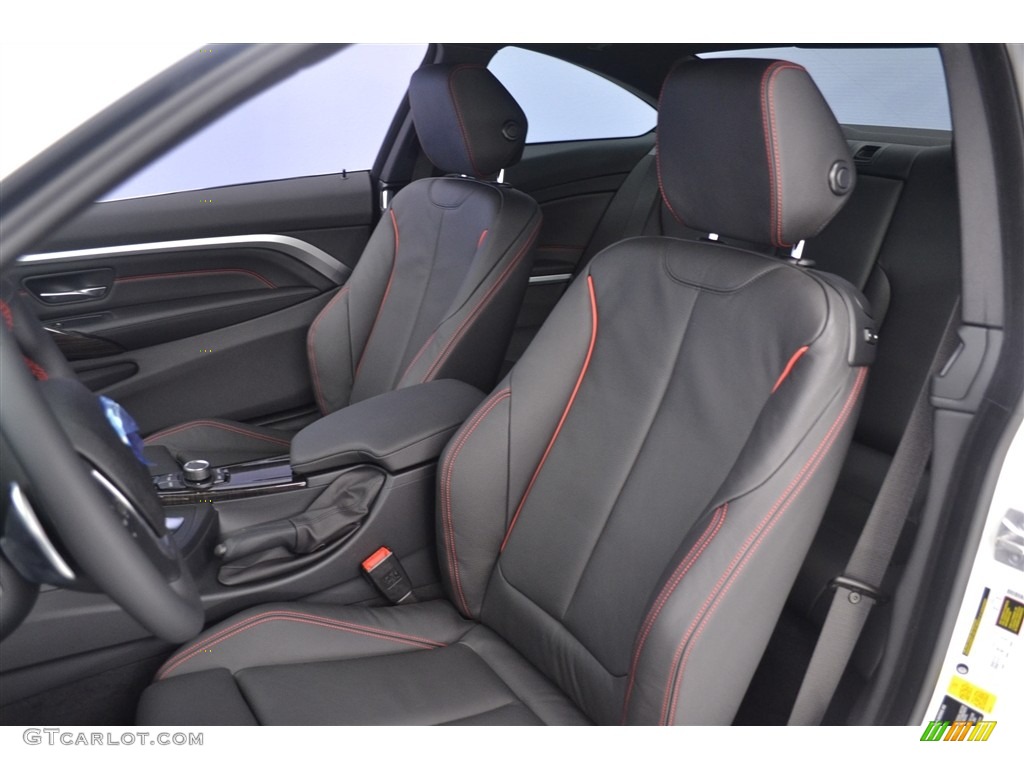 Black Interior 2017 BMW 4 Series 430i Coupe Photo #115823487