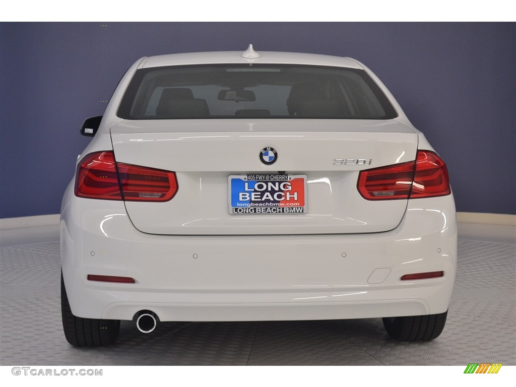 2017 3 Series 320i Sedan - Alpine White / Black photo #5