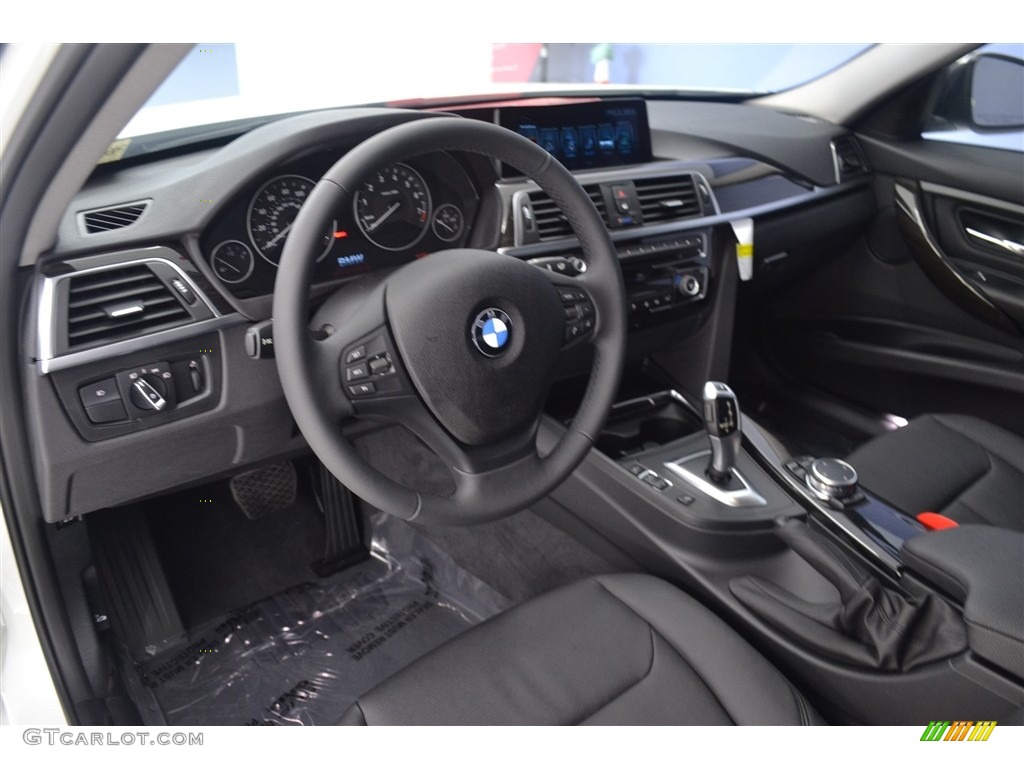 2017 3 Series 320i Sedan - Alpine White / Black photo #7